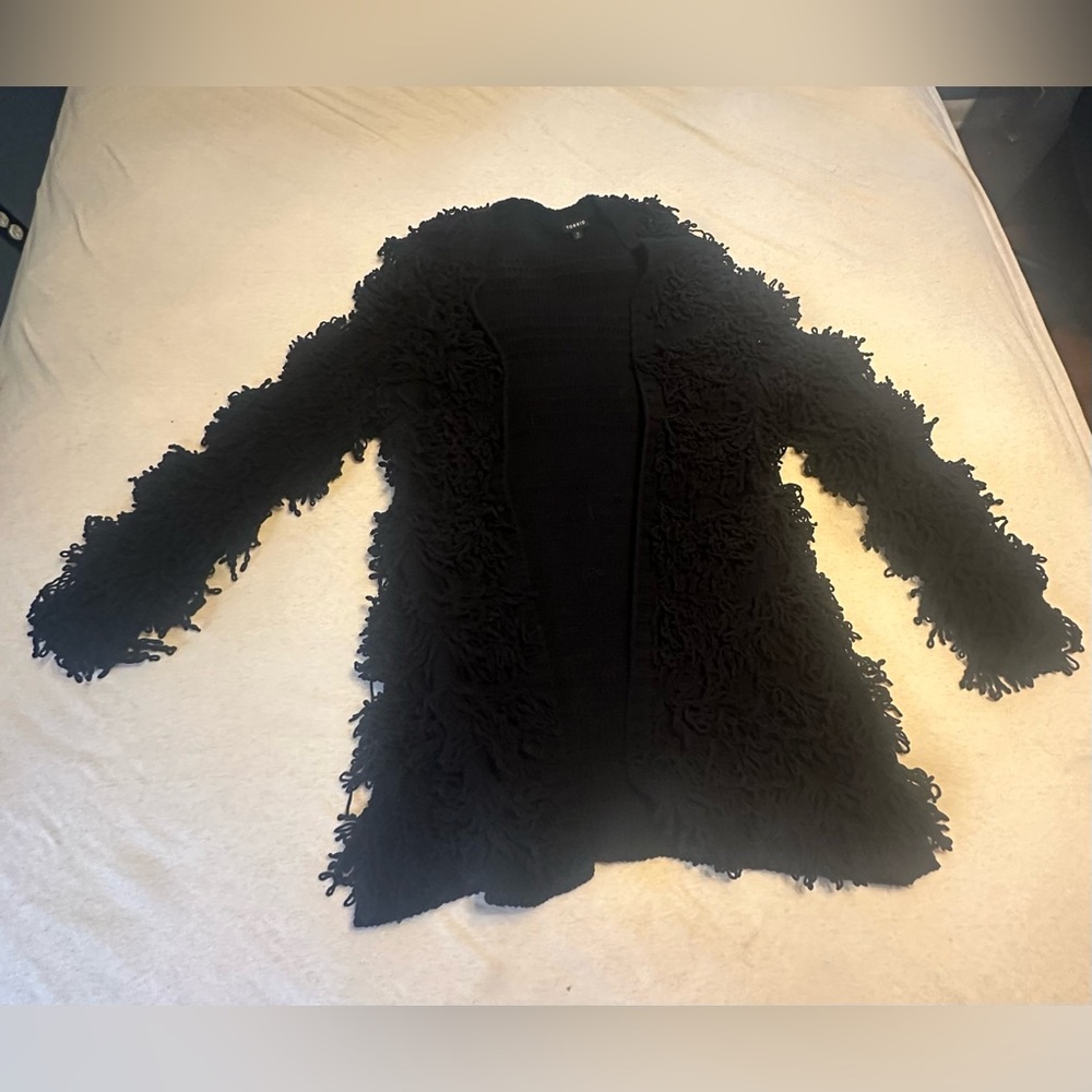 Torrid Black Textured Cardigan